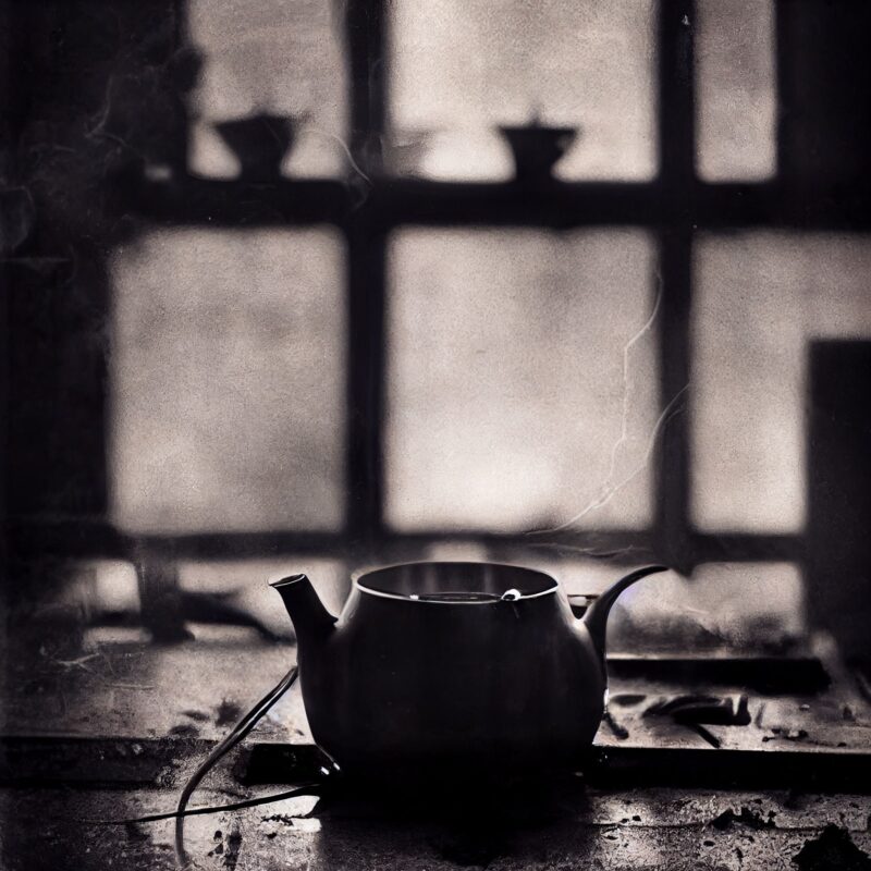 Matte Black Teapot — Nine Kilns studio pottery